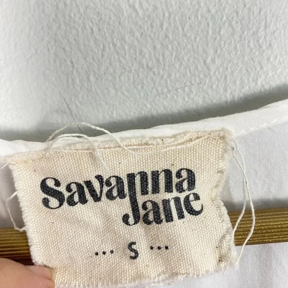 Savanna Jane Purple Embroidered Boho Chic Top - Picture 7 of 10